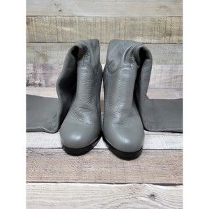 Colin Stuart Women's Tall Leather Gray Boots Size 8